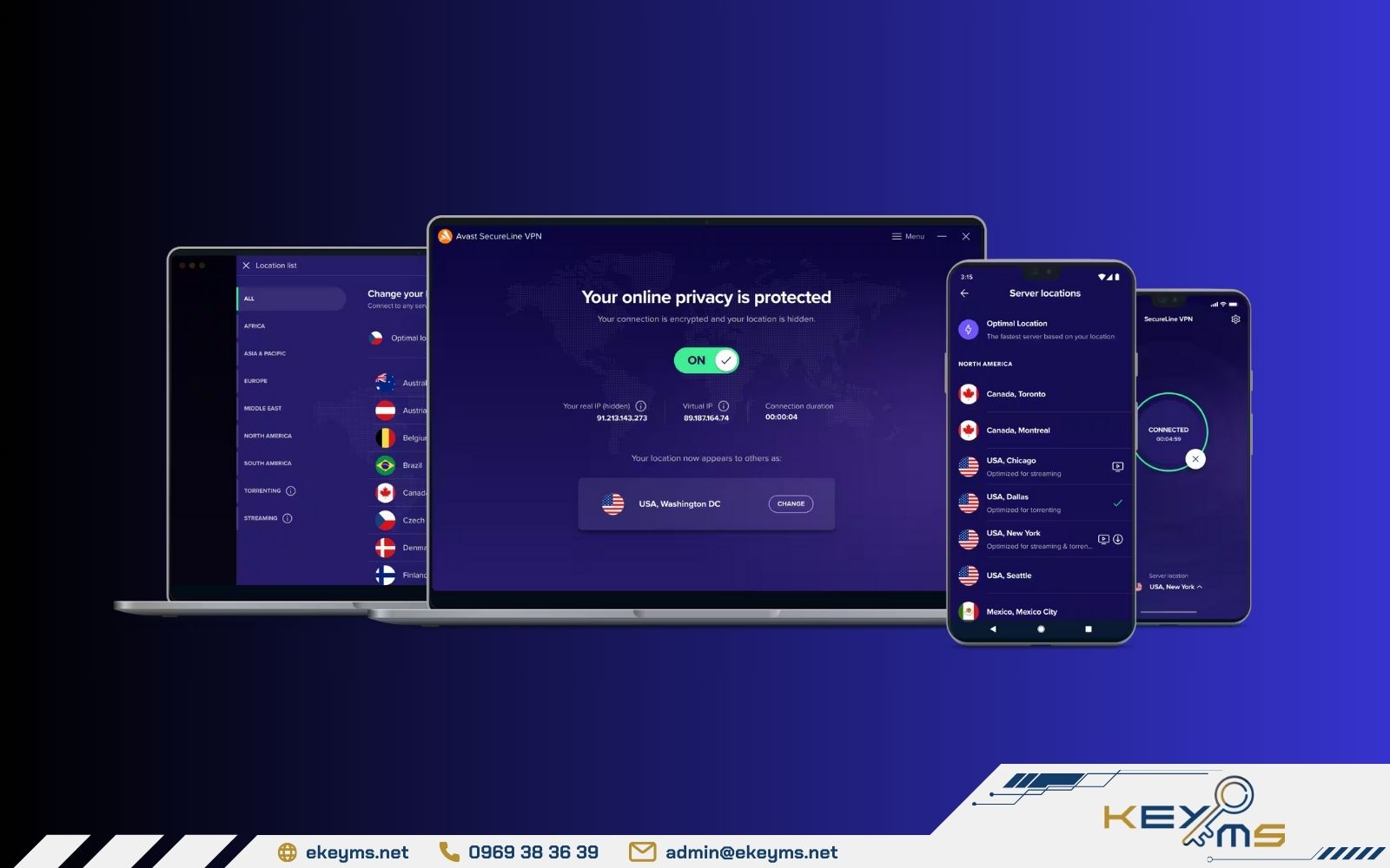 An toàn trên mọi thiết bị với Avast SecureLine VPN