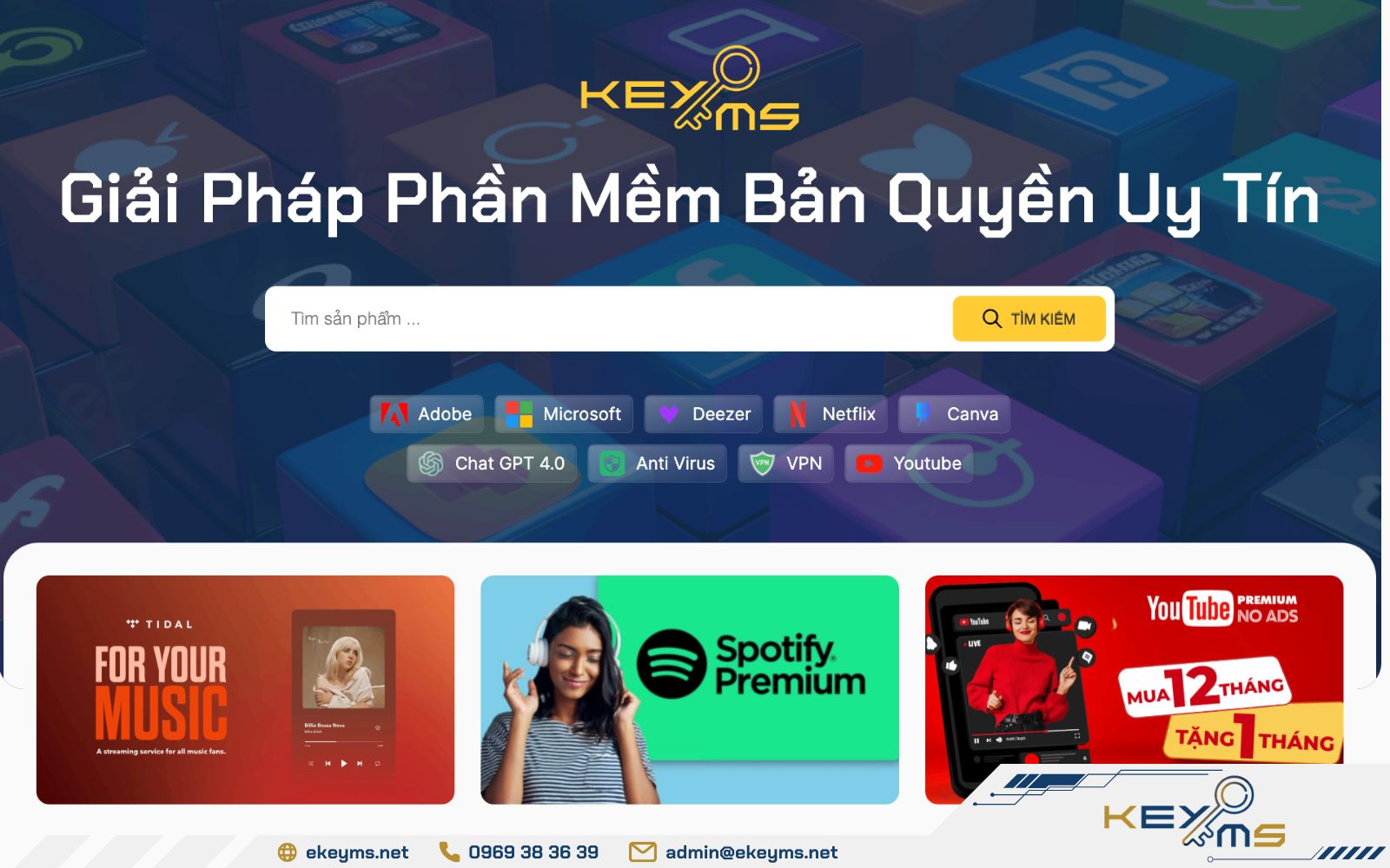 Khám phá ngay tại website chính thức của Ekeyms