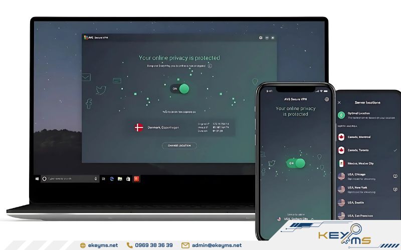 Lướt web an toàn, không lo giới hạn với AVG Secure VPN