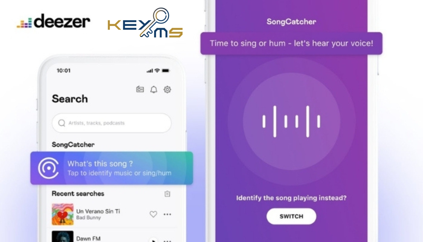 Deezer Premium có khả năng tìm nhạc đang phát ở xung quanh bạn