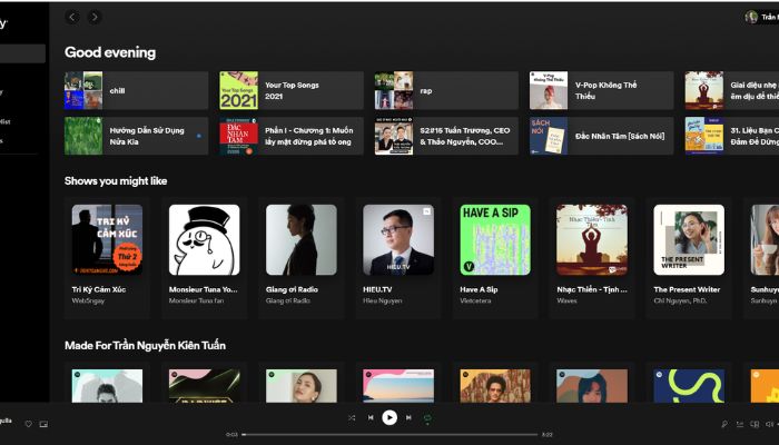 Bên thứ ba cung cấp tài khoản Spotify Premium được nhiều người tin dùng