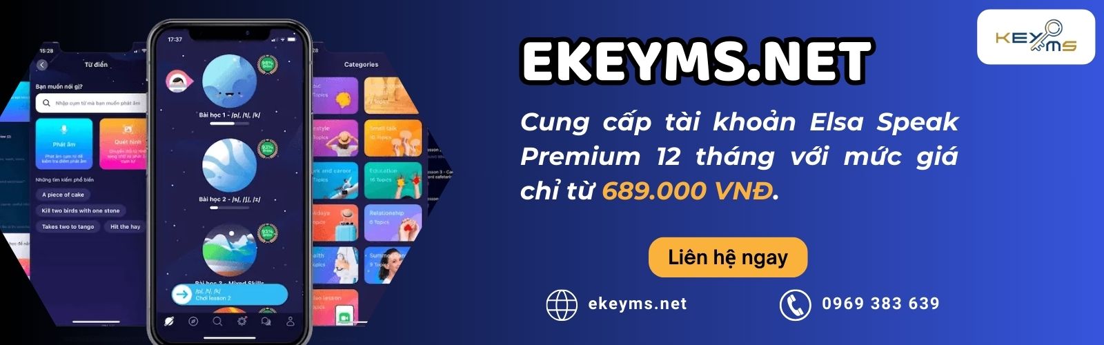 Mua tài khoản Elsa Speak chính chủ, giá rẻ tại Ekeyms