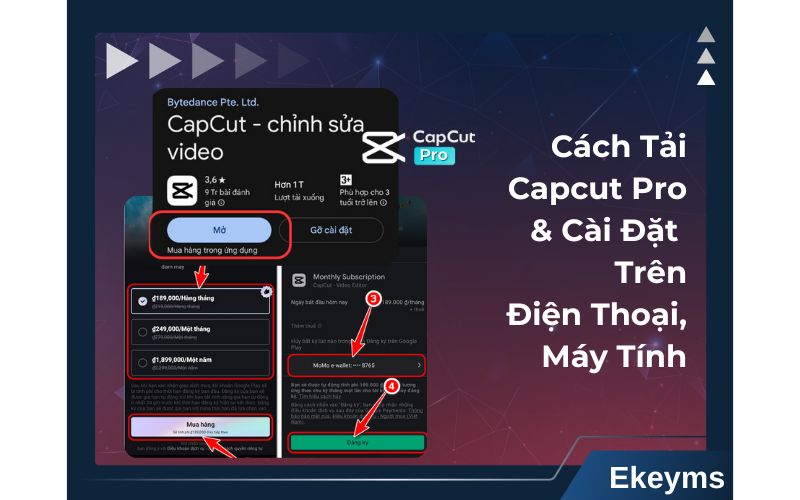 Hướng dẫn cách tải Capcut Pro