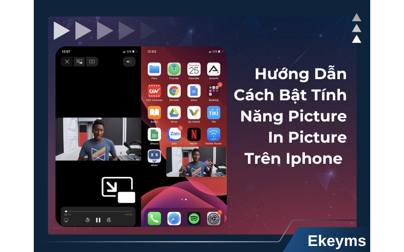 Hướng dẫn bật tính năng Picture In Picture trên Iphone