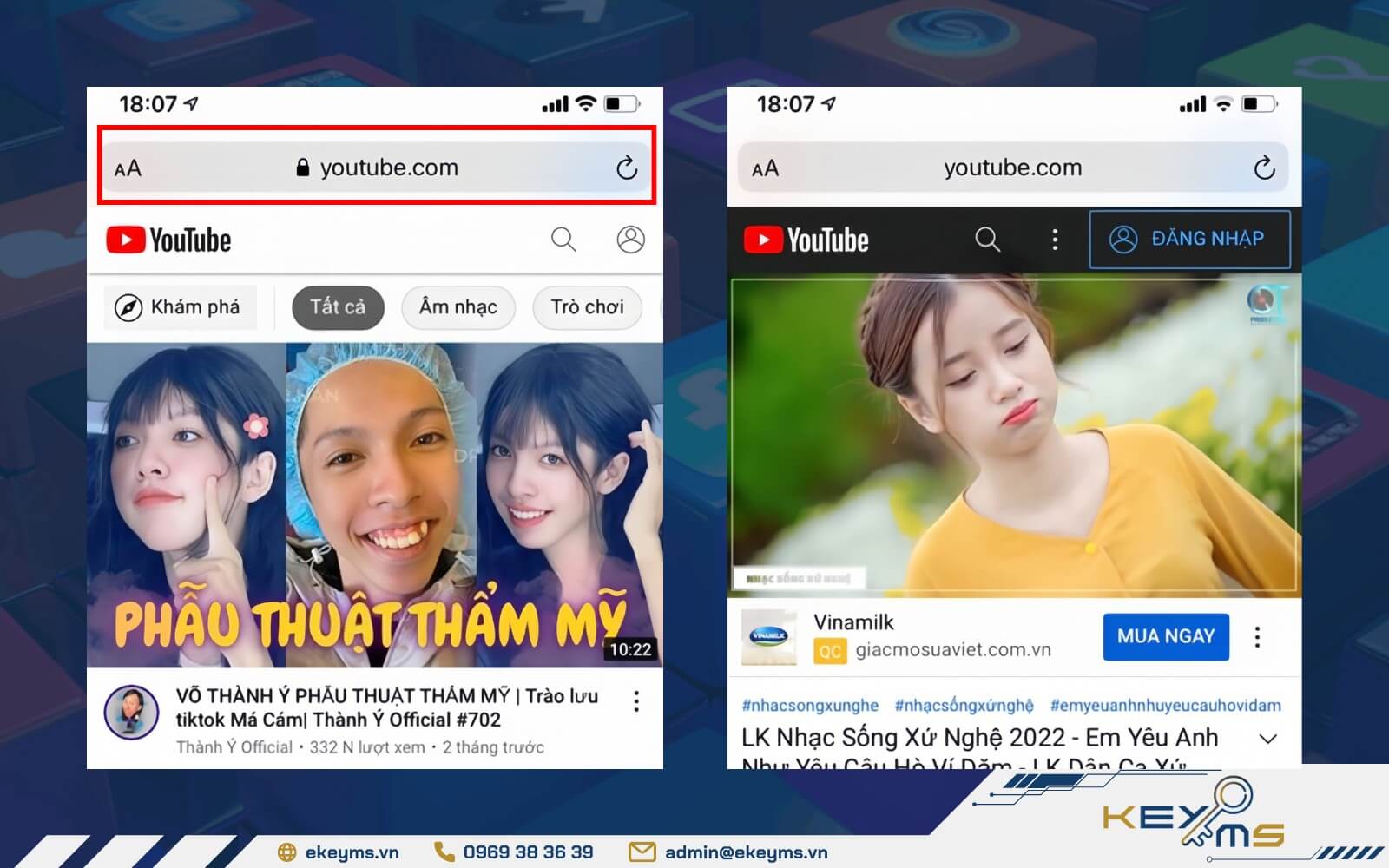 Cách nghe nhạc trên YouTube khi tắt màn hình Iphone chi tiết