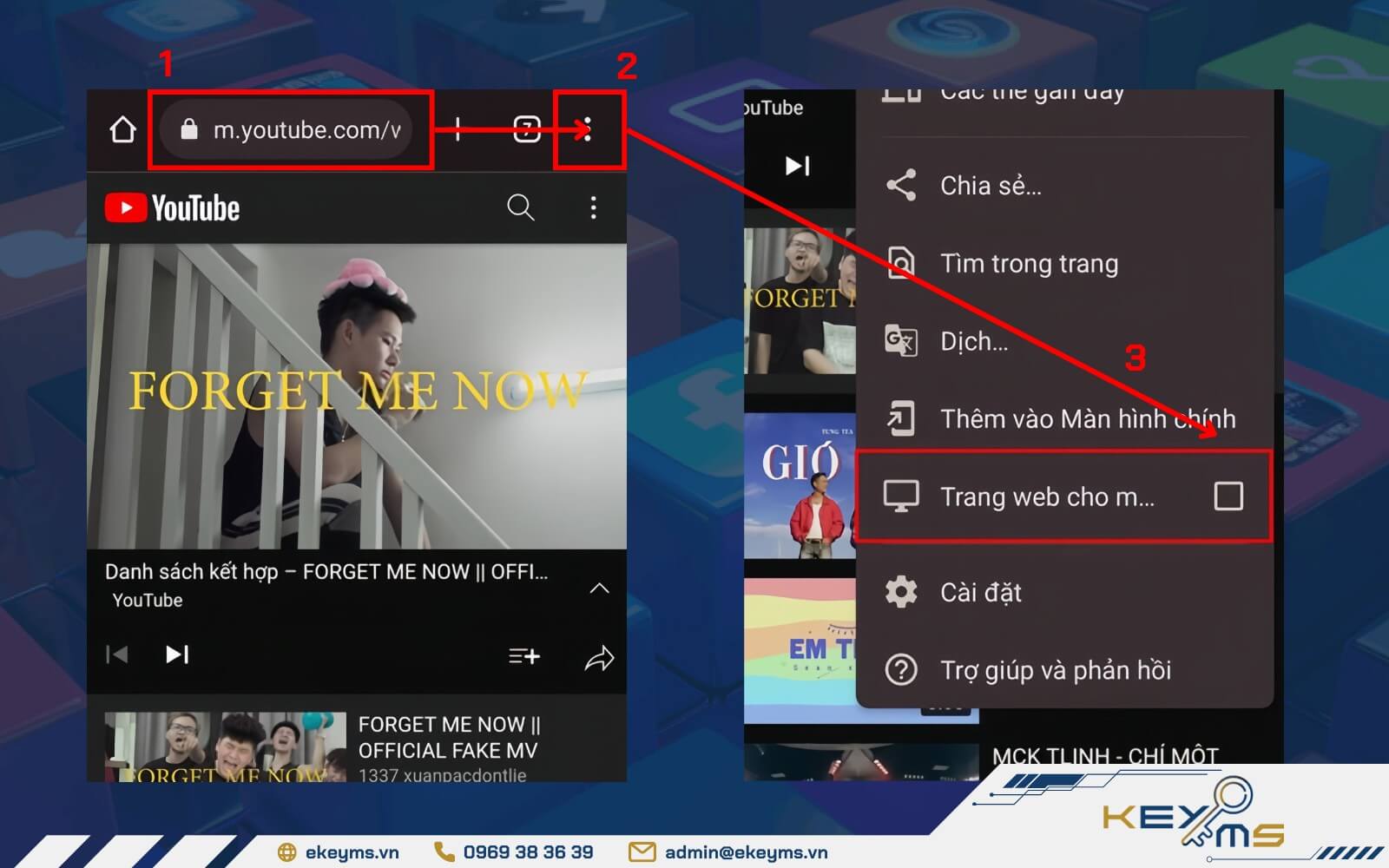 Cách nghe nhạc trên YouTube khi tắt màn hình qua Google Chrome