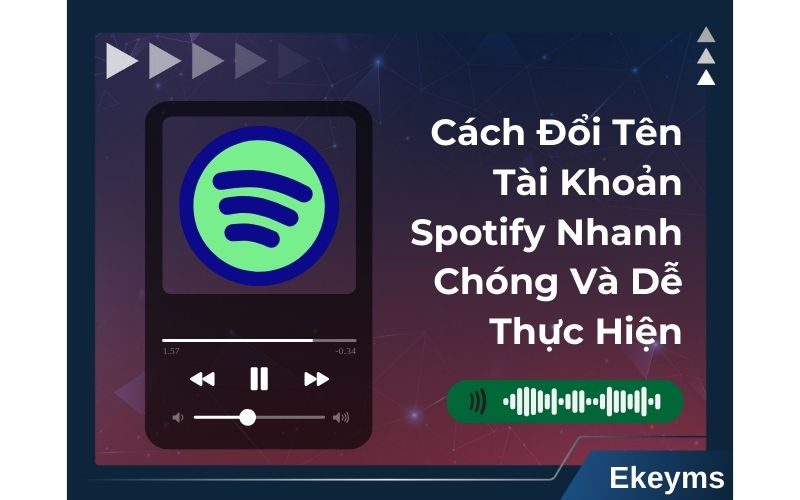 Thumbnail cách đổi tên tài khoản Spotify