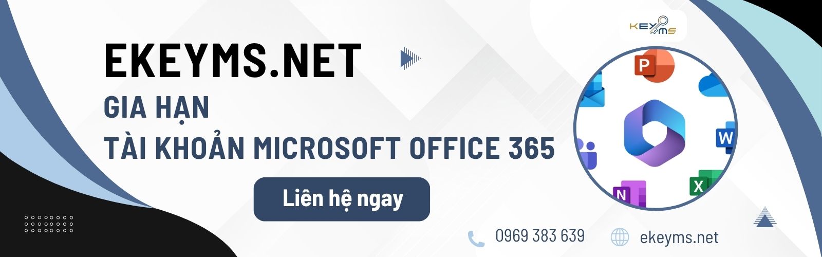 Ekeyms cung cấp dịch vụ gia hạn tài khoản Office 365 bản quyền 