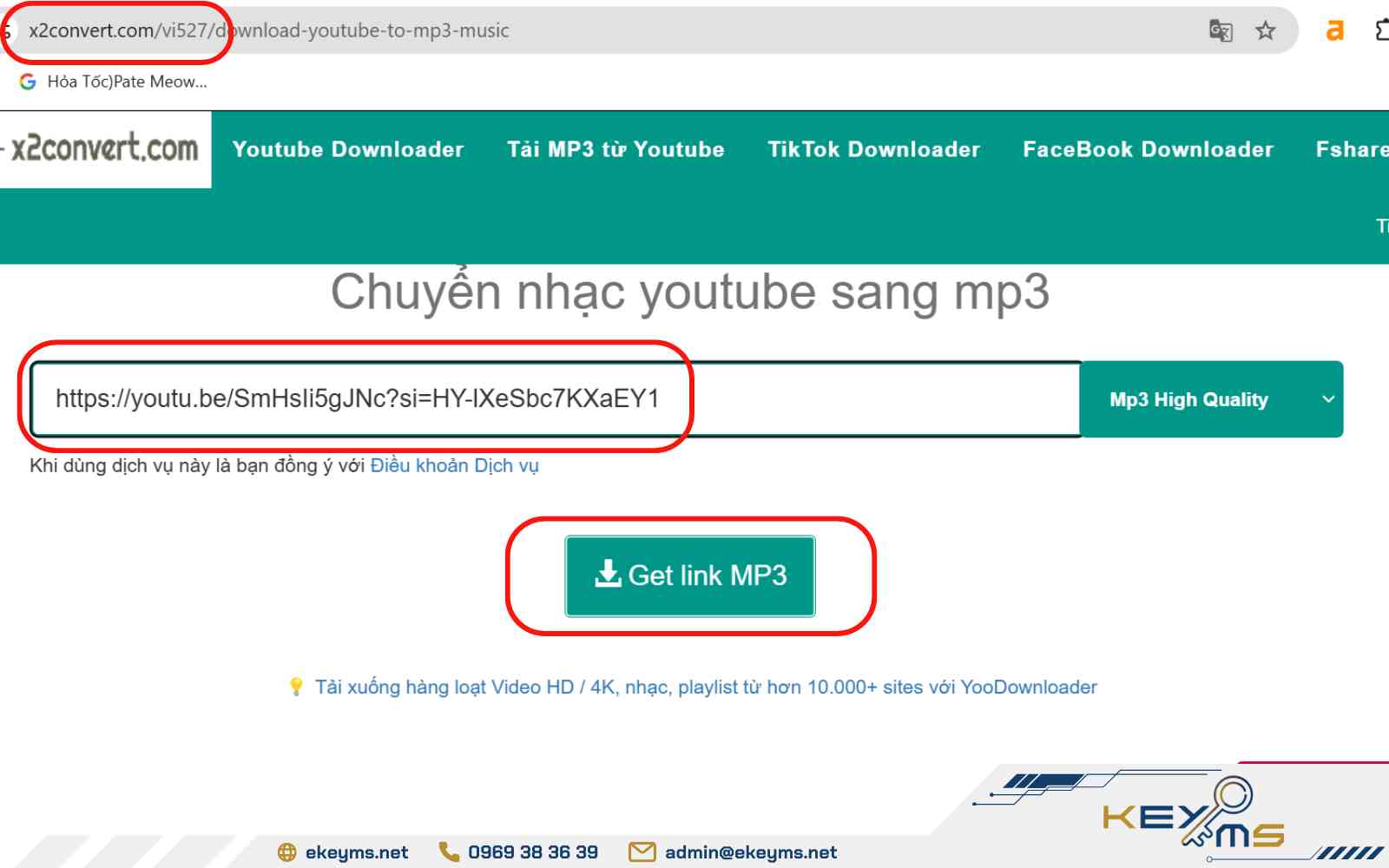 Nhấn “Tải về” là hoàn thành