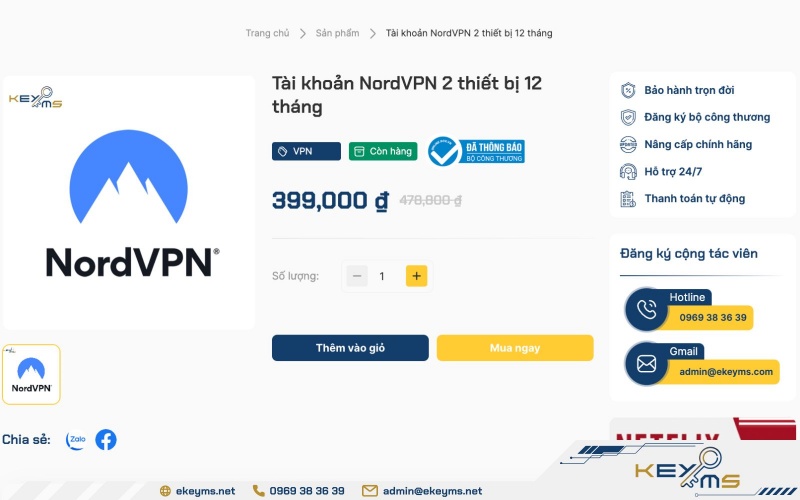 Chọn gói NordVPN phù hợp với bạn