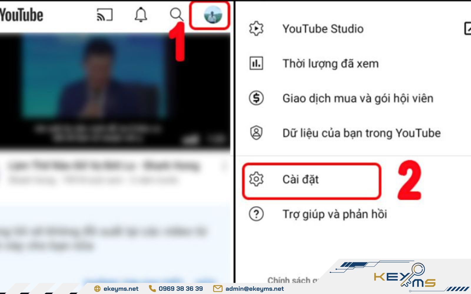 Cách tắt đề xuất cuối video trên YouTube bằng điện thoại