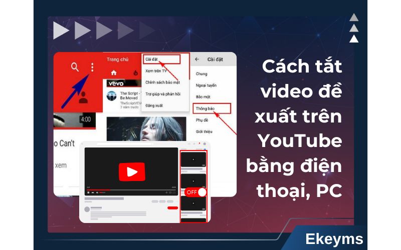 Cách tắt video đề xuất trên YouTube