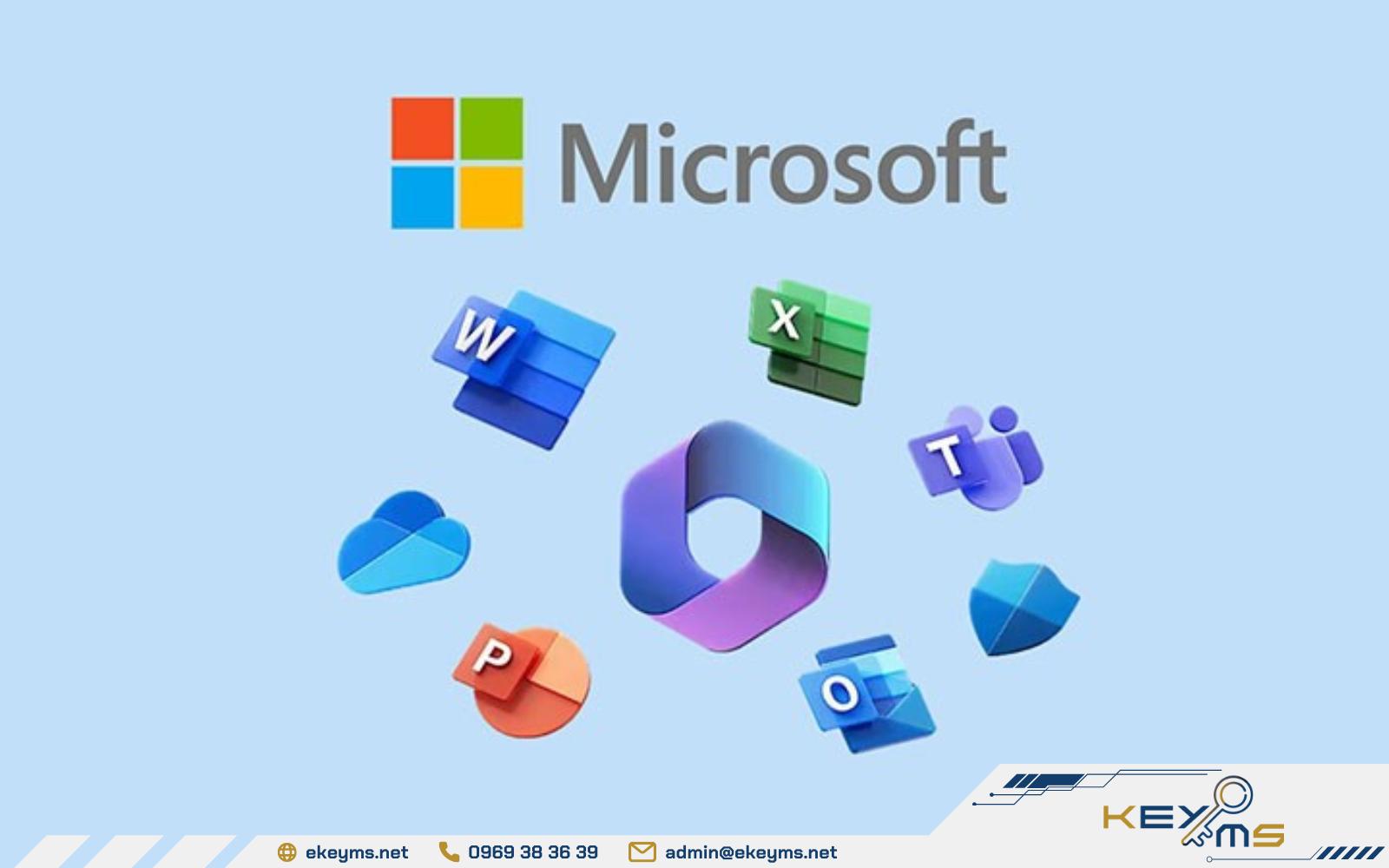 Những lợi ích của các phần mềm Microsoft đối với công việc và học tập
