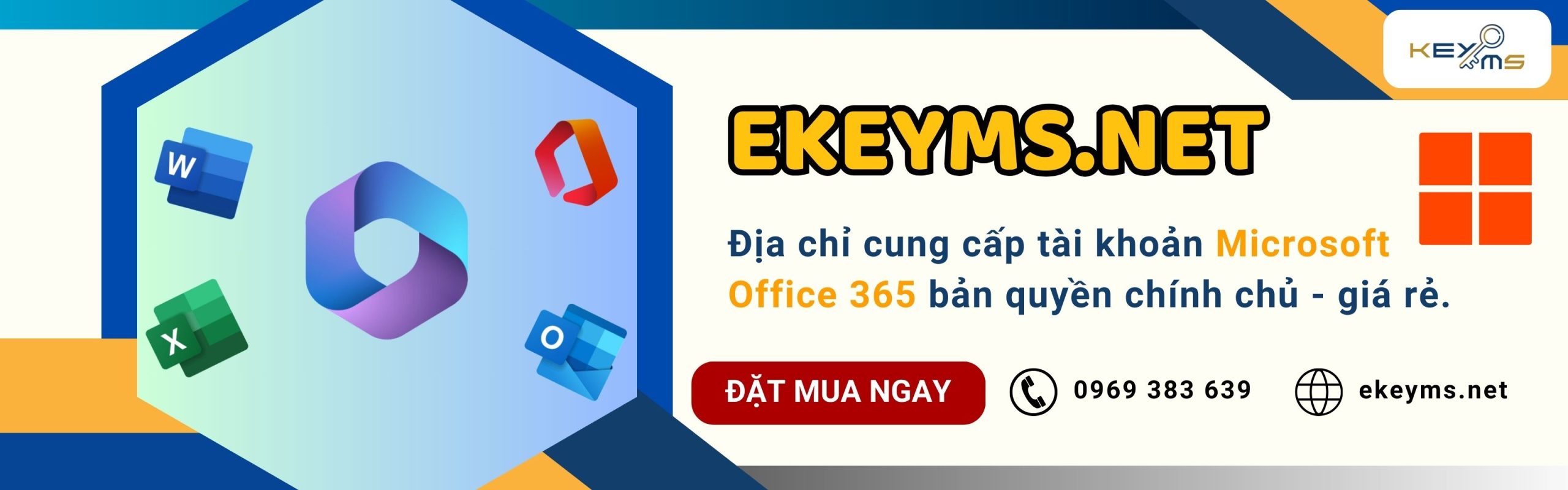 Mua ngay tài khoản Office 365 (Personal, Family) bản quyền tại Ekeyms