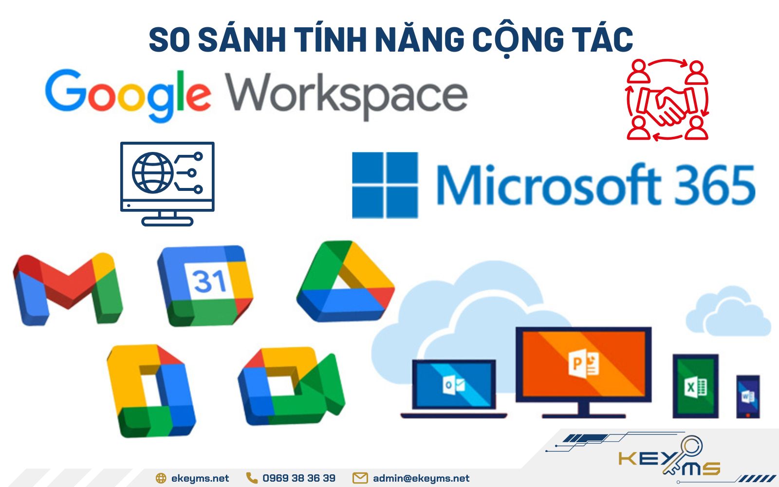 Google Workspace so với Office 365 về cộng tác thì cho phép nhiều người chỉnh sửa tài liệu cùng lúc