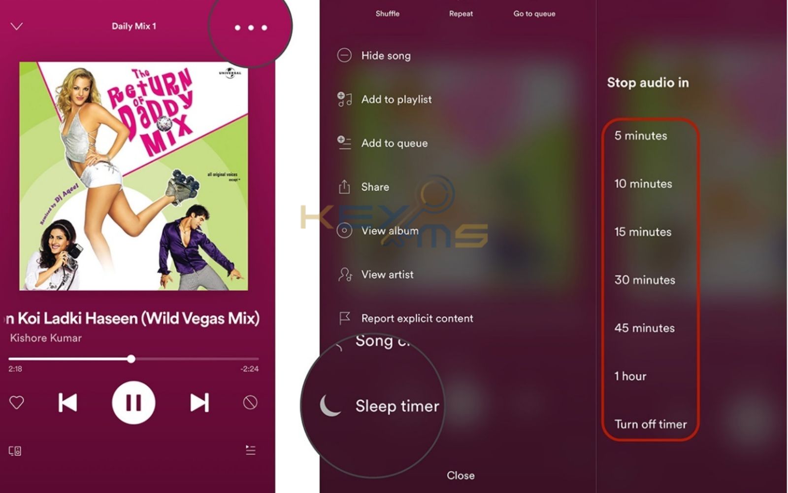 Cách hẹn giờ tắt nhạc Spotify trên iPhone