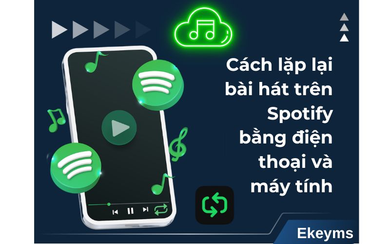 Cách lặp lại bài hát trên Spotify khi nghe nhạc cực đơn giản