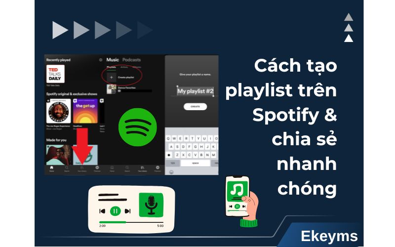 Cách tạo playlist trên Spotify
