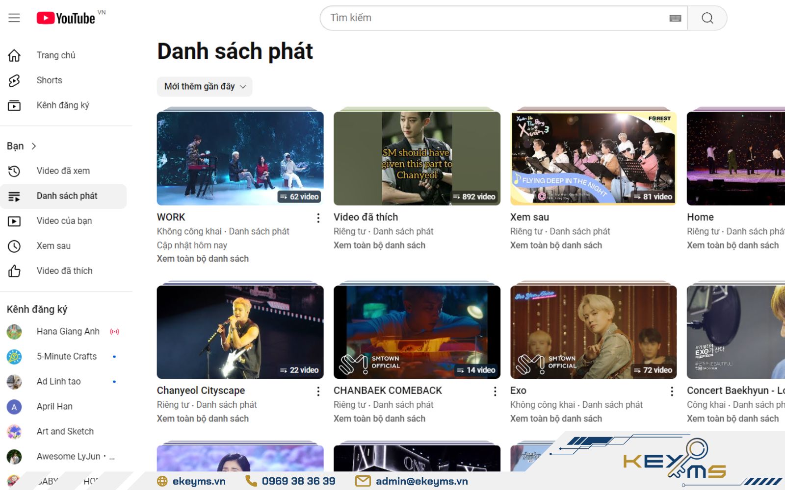 Danh sách phát YouTube là gì? Đây là thuật ngữ chỉ nhóm video được sắp xếp để phát liên tục theo thứ tự