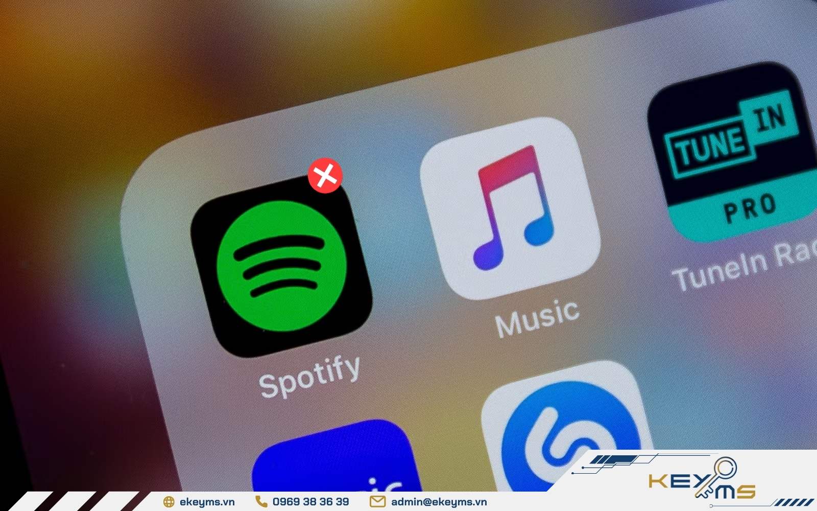 Gỡ và cài đặt lại Spotify