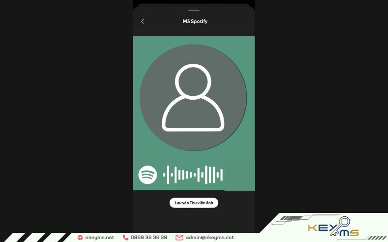 Kết bạn trên Spotify qua mã QR