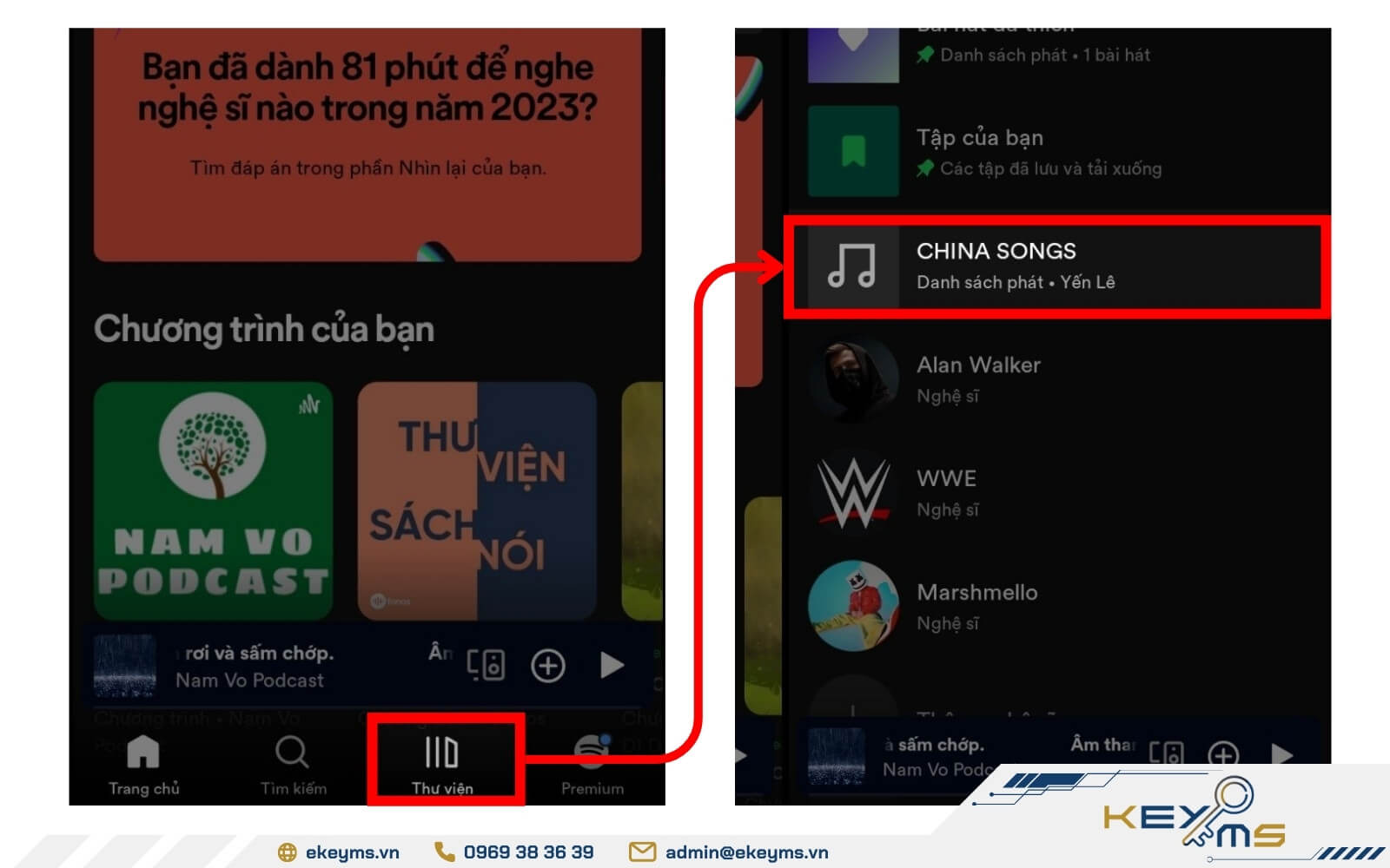 Cách chia sẻ playlist Spotify qua tính năng cộng tác