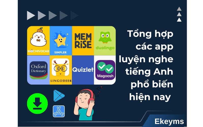 App luyện nghe tiếng Anh