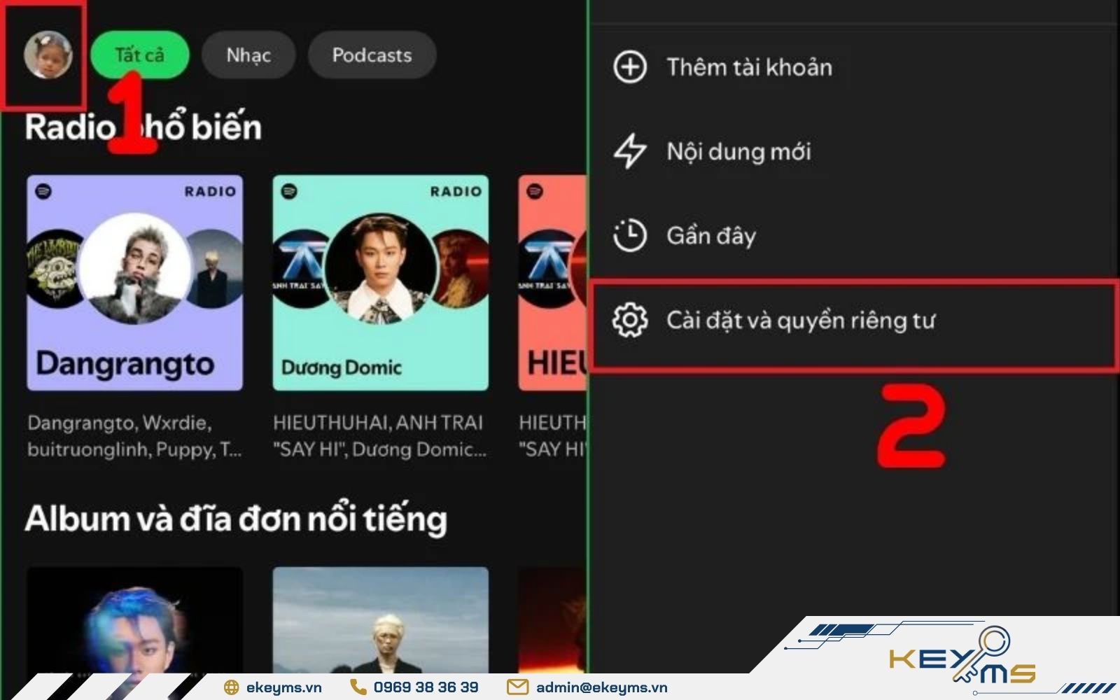 cách đăng nhạc lên Spotify bằng điện thoại