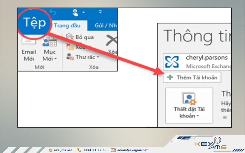 Cách truy cập email Outlook 