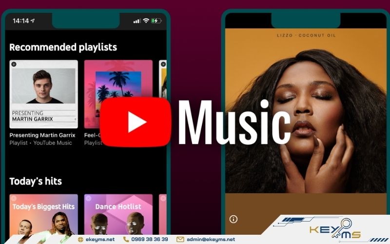ứng dụng nghe nhạc chất lượng cao YouTube Music