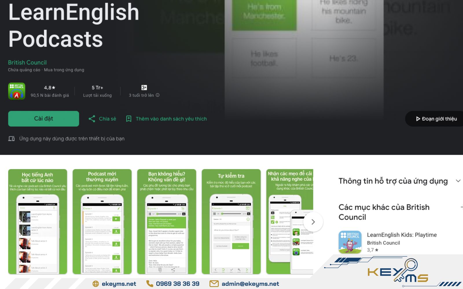 LearnEnglish Podcasts - Ứng dụng luyện nghe tiếng Anh miễn phí