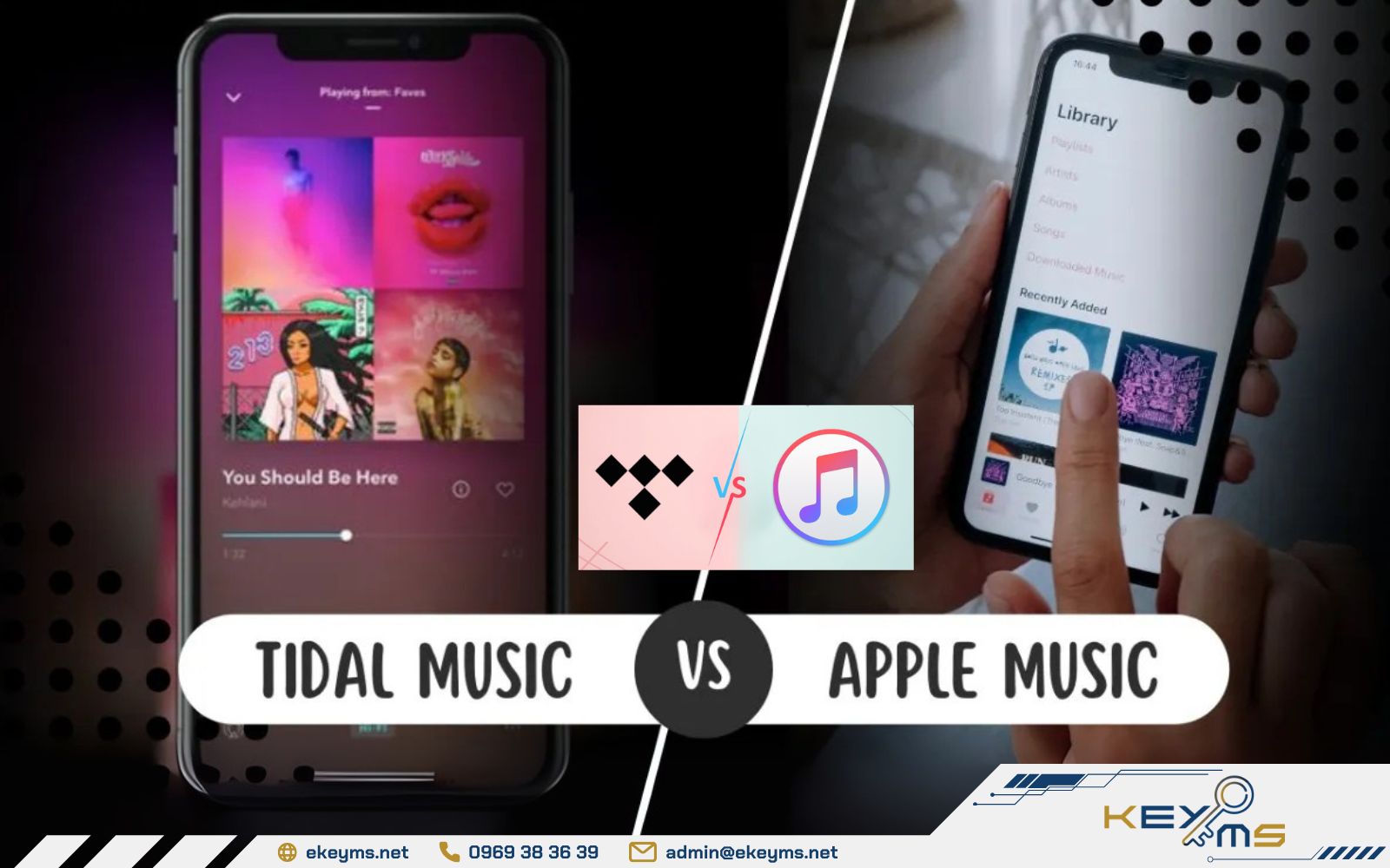 So sánh Apple Music vs Tidal: Đâu là nền tảng nghe nhạc phù hợp?