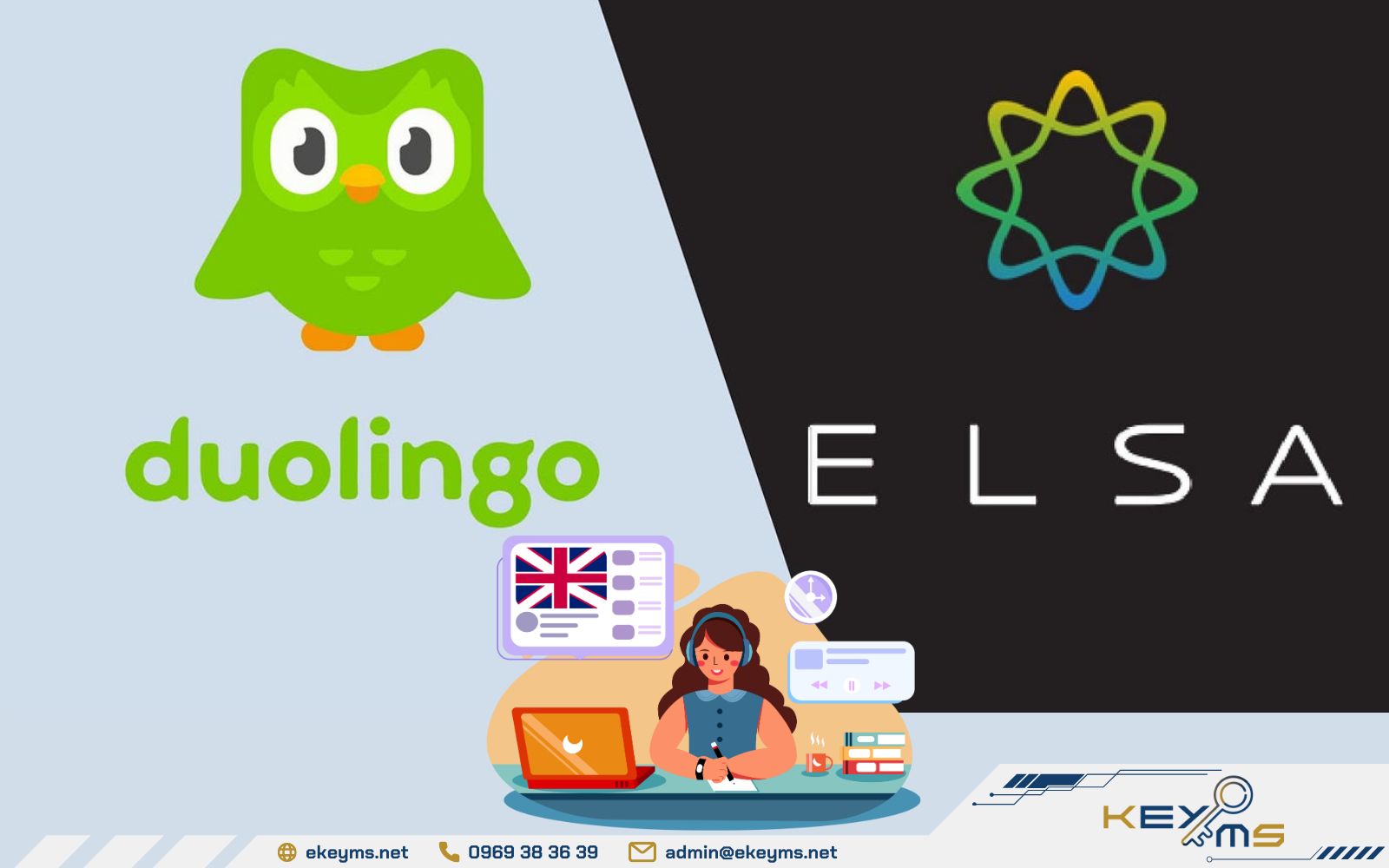 ELSA Speak vs Duolingo đều là ứng dụng học tiếng Anh dễ tiếp cận, hỗ trợ tự học trên điện thoại