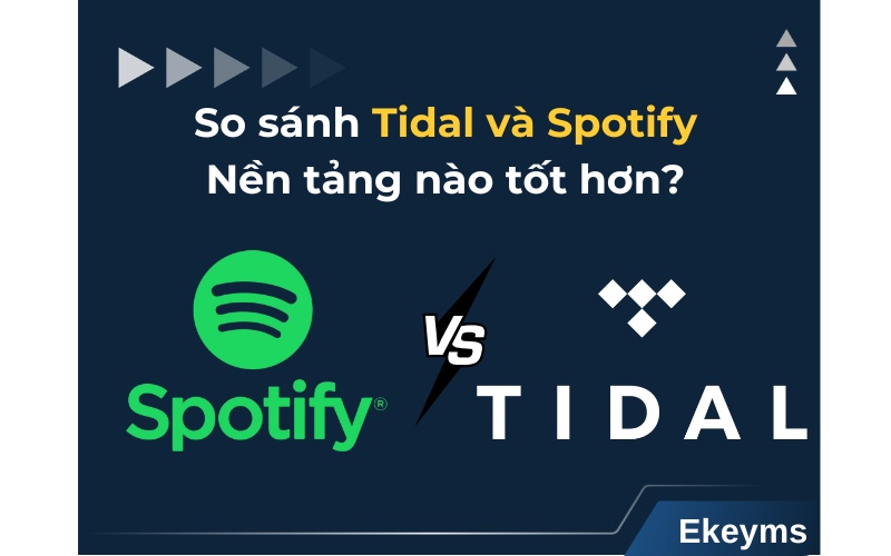 so sánh Spotify và Tidal: nền tảng nào tốt hơn?