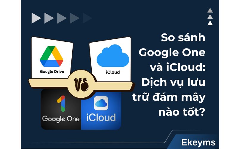 So sánh lưu trữ đám mây Google One và iCloud