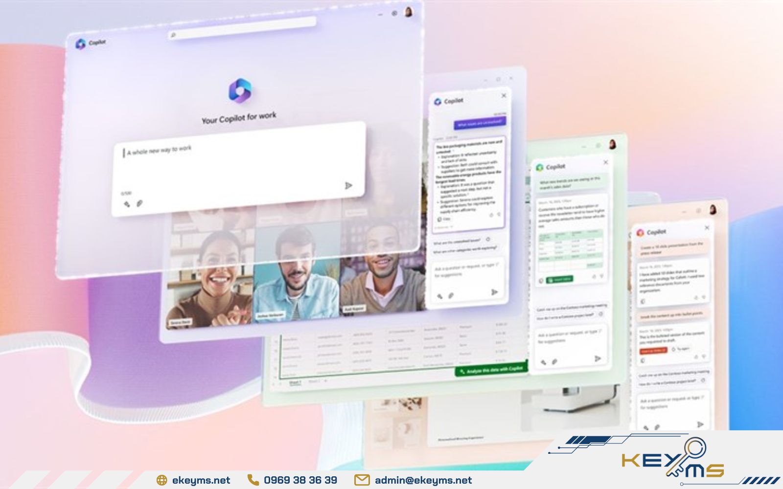 Cả Microsoft Office 2019 vs 365 đều tích hợp AI trong các ứng dụng