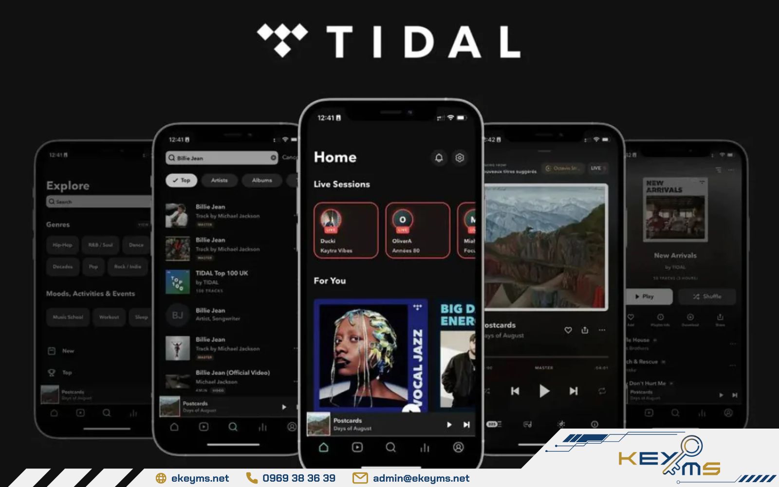 Tổng quan về ứng dụng phát nhạc trực tuyến Tidal