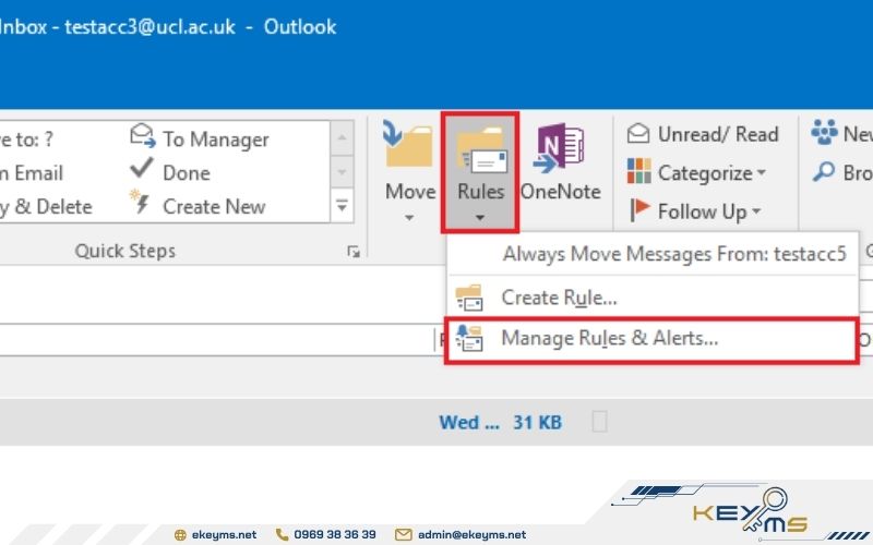 Tự động hoá xử lý email