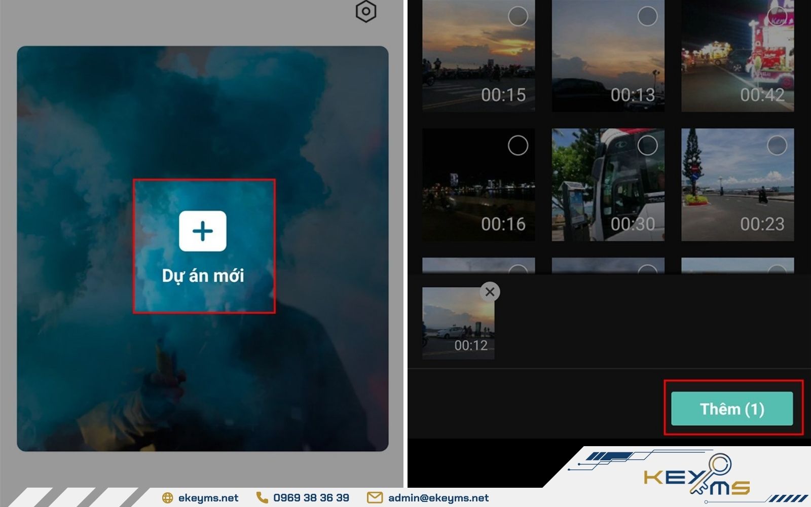 Bước 3: Hướng dẫn chuyển nhạc Youtube sang CapCut - Chọn thêm nhạc vào video