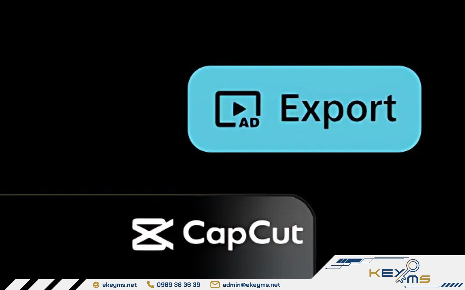 Sau khi hoàn thiện cách làm video giật theo nhạc CapCut, nhấn chọn Export