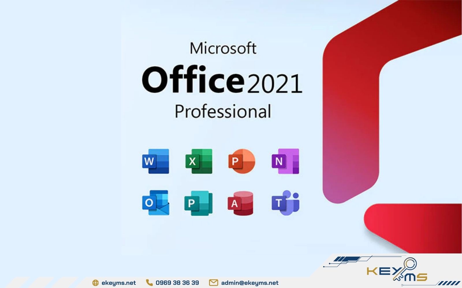Office 2021 là bộ ứng dụng văn phòng của Microsoft, mua một lần dùng vĩnh viễn