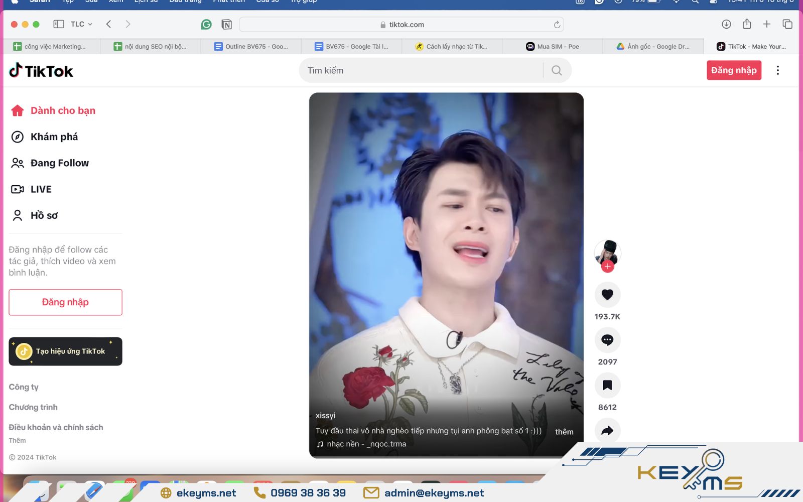 Cách lấy nhạc từ TikTok qua CapCut bằng máy tính