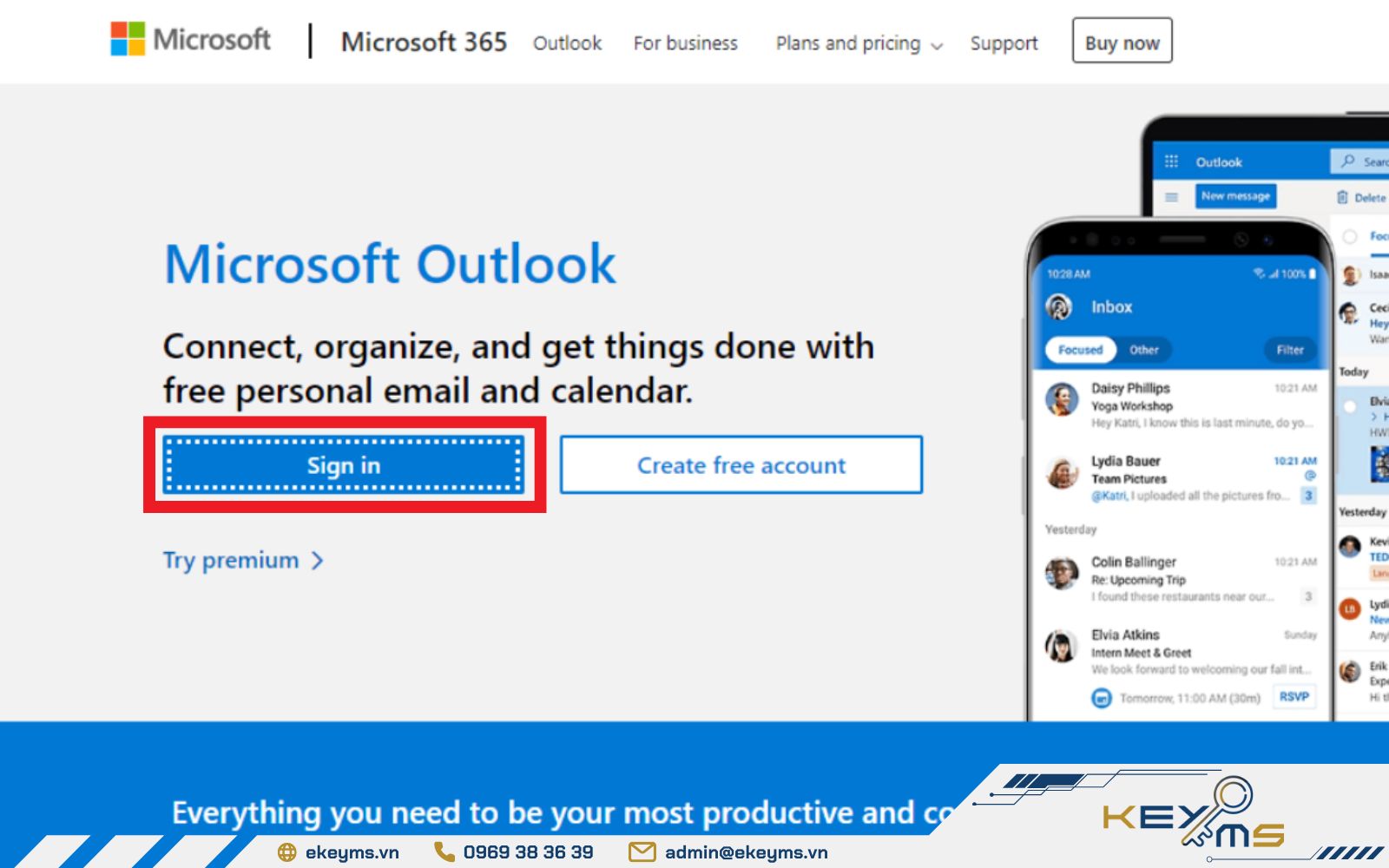 Đăng nhập OneDrive