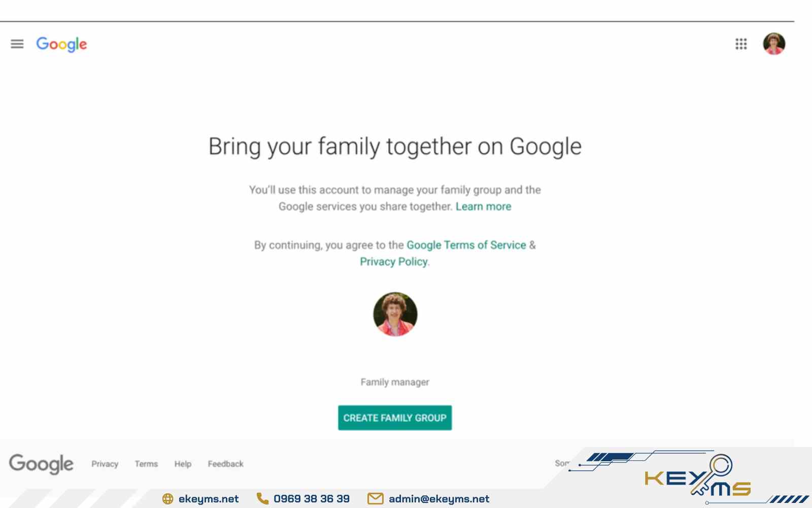 Mẹo tiết kiệm dung lượng Google One là hãy tận dụng tính năng chia sẻ dung lượng cho gia đình được tích hợp sẵn trong gói