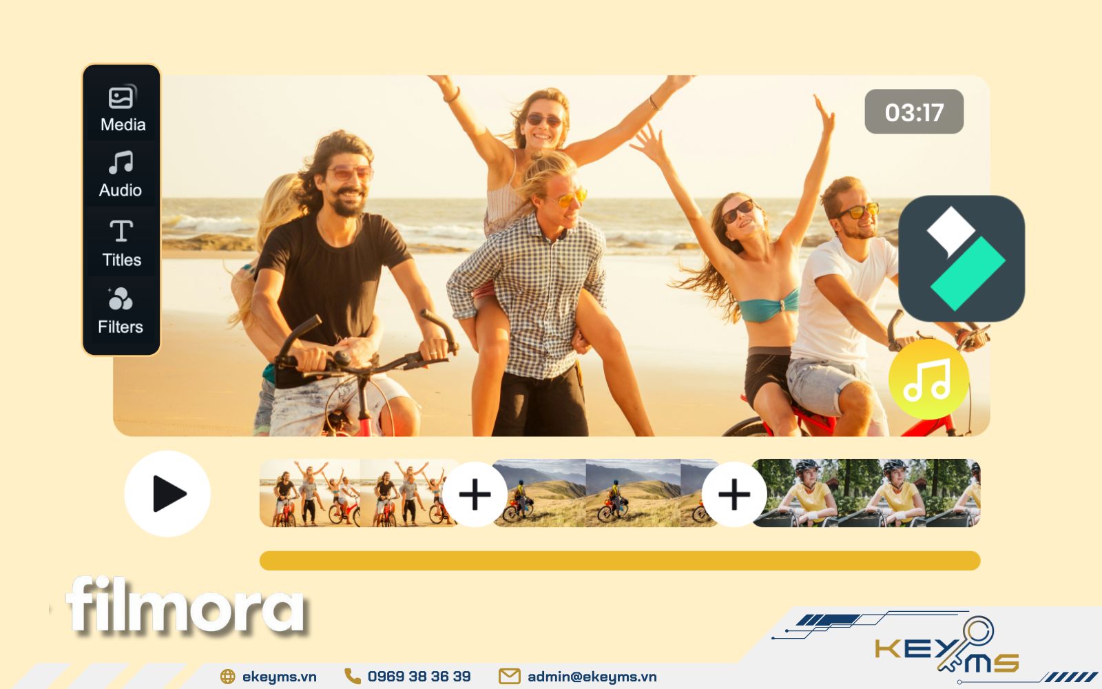 Filmora chỉnh sửa video chuyên nghiệp