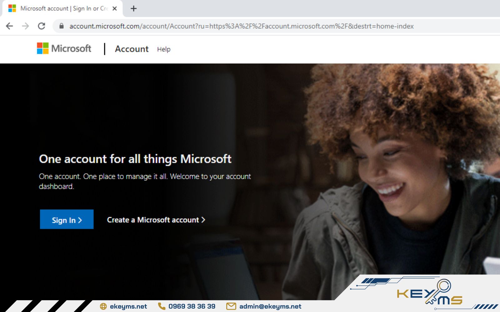 Đăng nhập vào hệ thống của Microsoft Đăng nhập tài khoản Microsoft