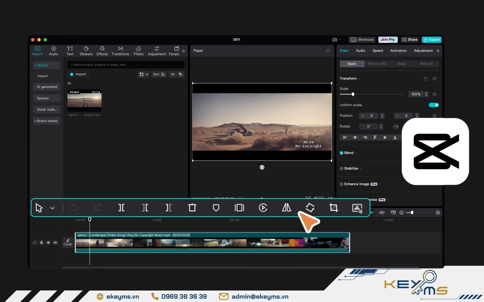 CapCut là ứng dụng chỉnh sửa video