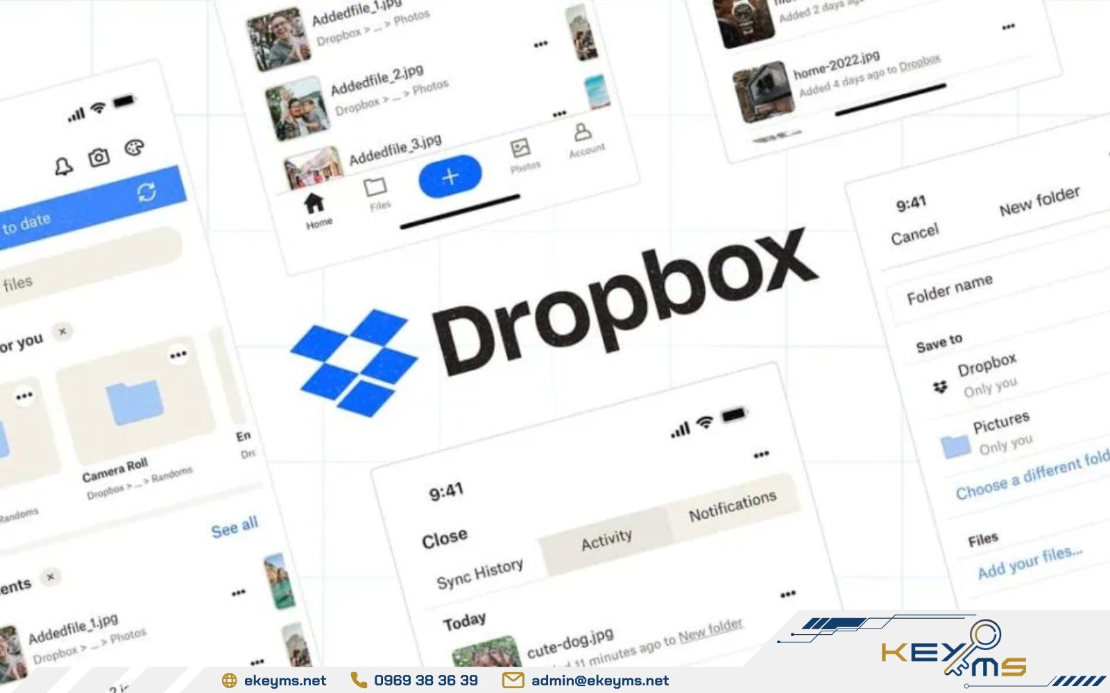Dropbox cũng là hệ sinh thái lưu trữ đám mây nhưng ít tích hợp trong ứng dụng văn phòng
