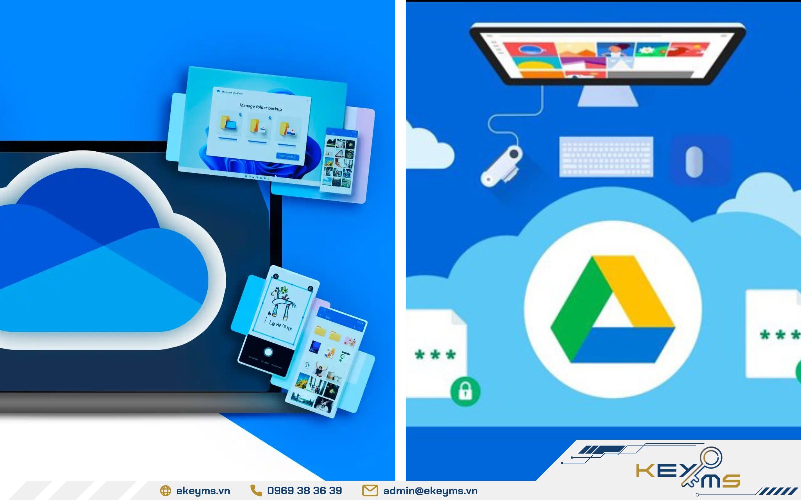 OneDrive phù hợp với hệ sinh thái Microsoft, trong khi Google Drive lý tưởng cho những ai sử dụng Google Workspace