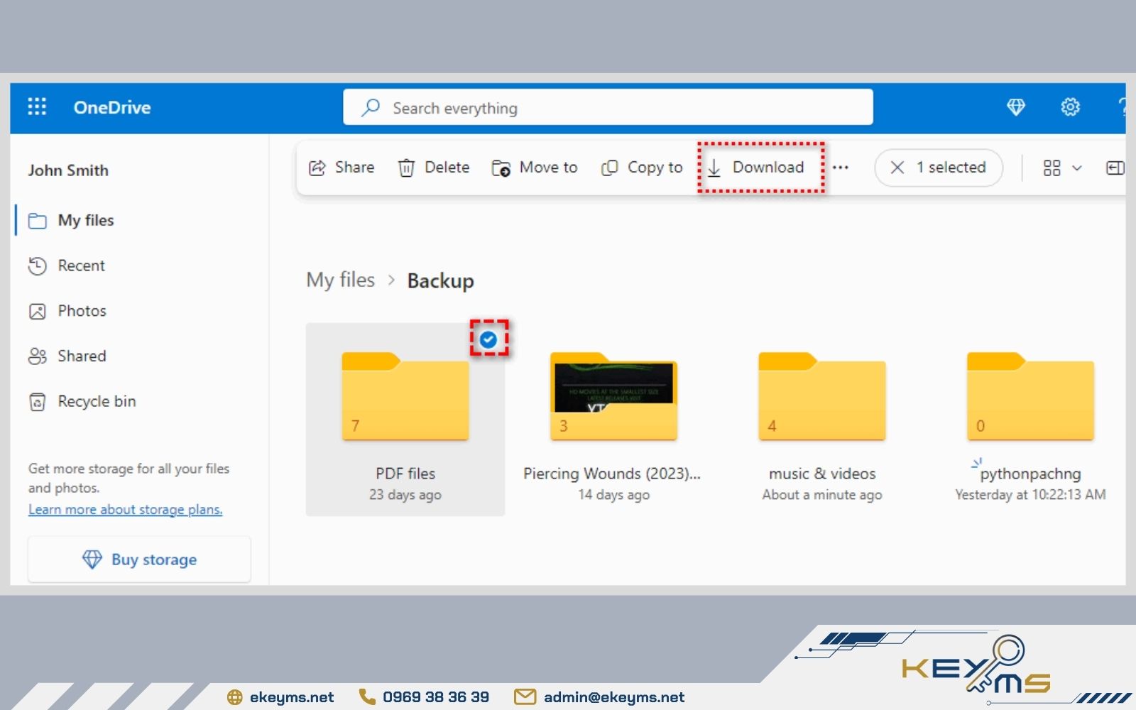 Hướng dẫn chuyển file từ OneDrive sang Google Drive thủ công